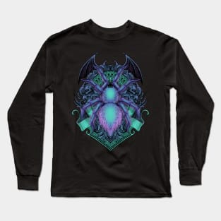 Spider Engraving Art Long Sleeve T-Shirt